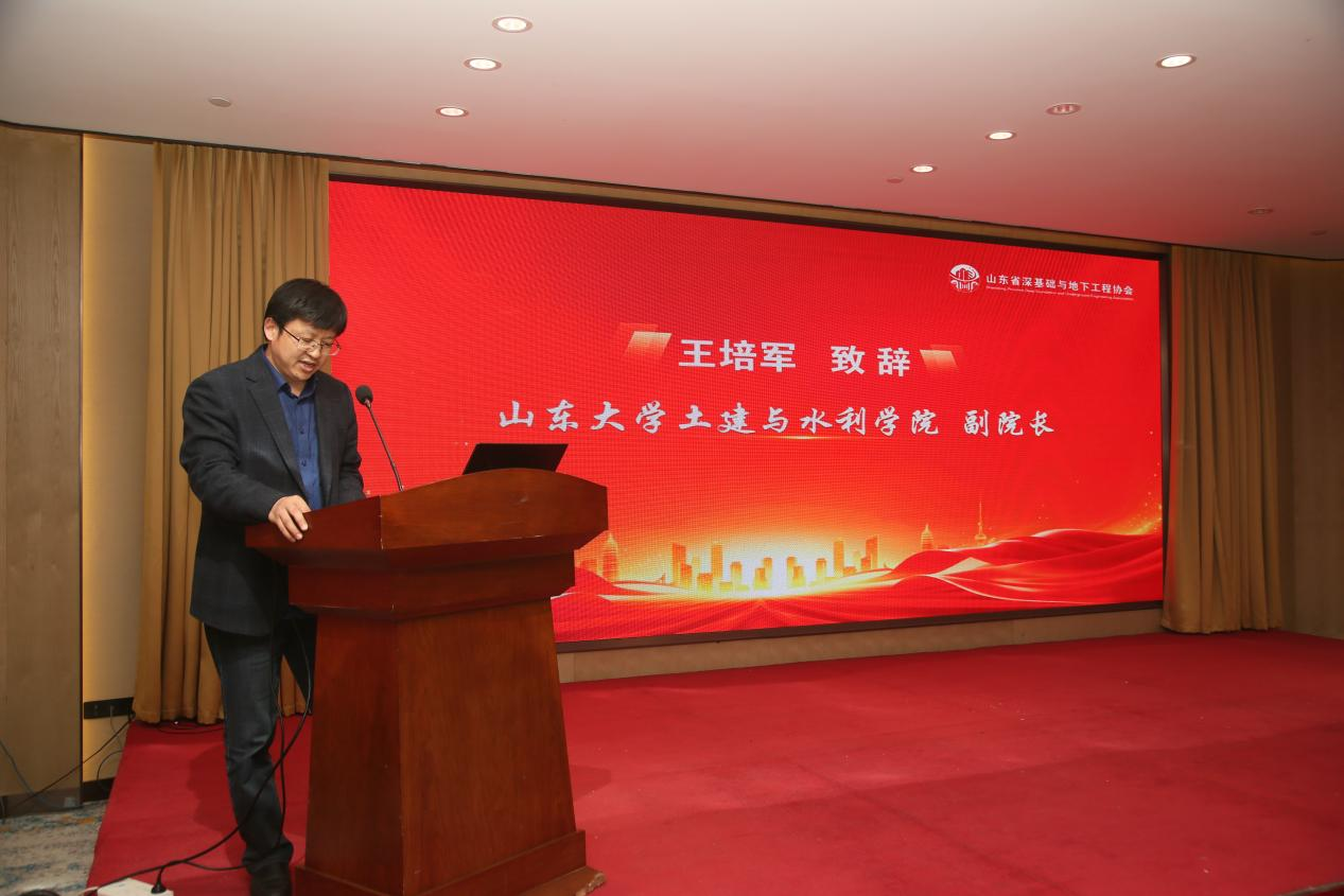 山东大学土建与水利学院王培军副院长致辞.png
